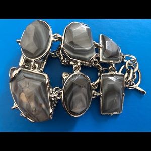 Bracelet with grey stones